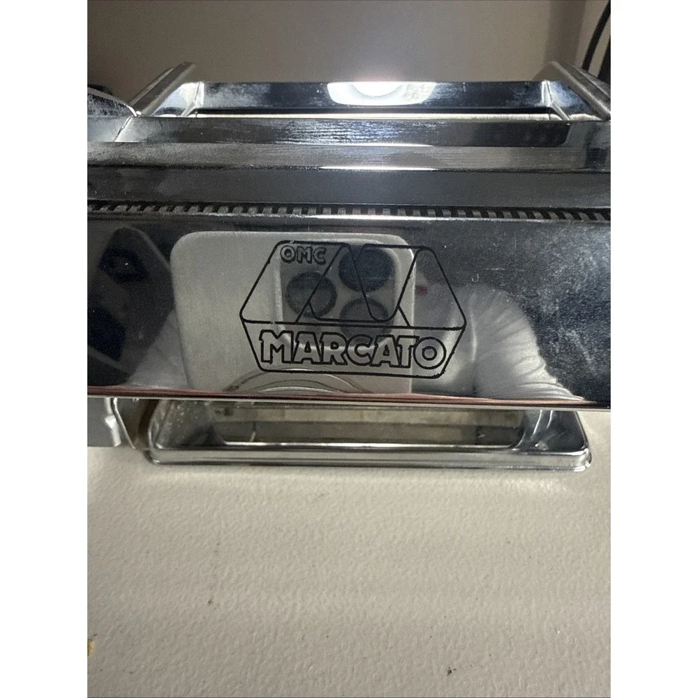 Marcato Atlas‎ Deluxe 150 Manual Crank Pasta Machine Noodle Maker Italy w/Crank